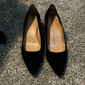 JCrew esme suede kitten heel